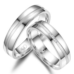 Pánsky snubný prsteň Striebro AG925