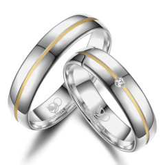 Pánsky snubný prsteň Striebro AG925