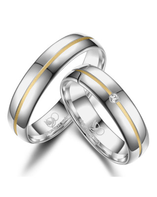 Pánsky snubný prsteň Striebro AG925