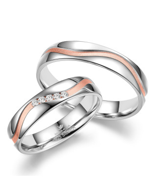 Dámsky snubný prsteň Striebro AG925