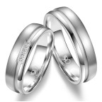Pánsky snubný prsteň Striebro 925