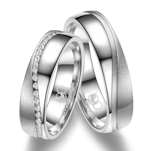 Dámsky snubný prsteň Striebro 925