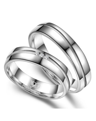 Dámsky snubný prsteň Striebro AG925