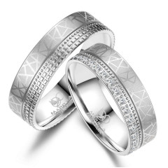 Pánsky snubný prsteň nerezová oceľ