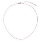 Náhrdelník s pravými ružovými opálmi