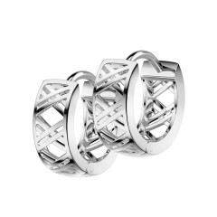 Oceľové náušnice krúžky