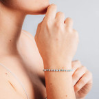 Minerálny náramok prírodný Larimar a striebro AG925