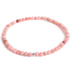 Minerálny náramok prírodný Tulit svetlý a striebro AG925