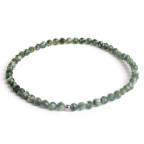 Minerálny náramok prírodný Serafinit a striebro AG925