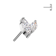 Ozdobná časť k PUSH IN piercingu TITAN