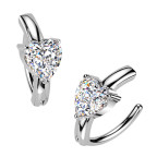 Piercing do pupku so srdiečkom