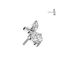 Ozdobná časť k PUSH IN piercingu TITAN