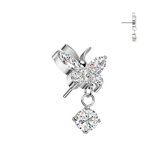 Ozdobná časť k PUSH IN piercingu TITAN