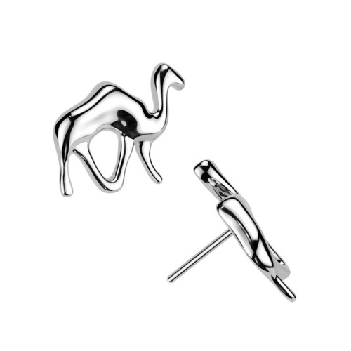 Ozdobná časť k PUSH IN piercingu TITAN, ťava