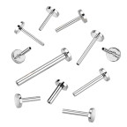 PUSH IN tyčka k labrete TITAN, hr. 0.8mm