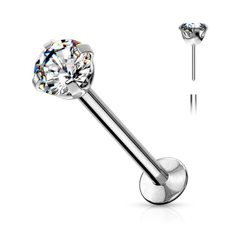 Labreta zirkón, tyčka 1,2 x 8 mm