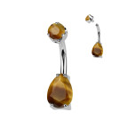 Piercing do pupku - TITAN, Tigrie oko