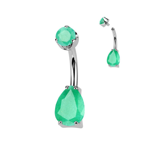 Piercing do pupku - TITAN, Onyx