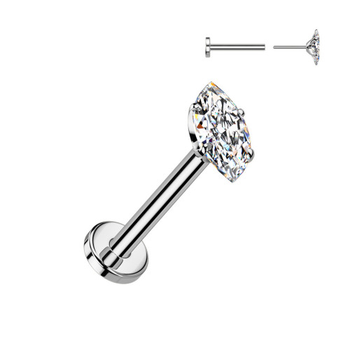 Piercing do brady - PUSH IN labreta TITAN