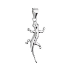 Strieborný prívesok jašterica