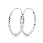 Pozlátené strieborné náušnice kruhy 16 mm