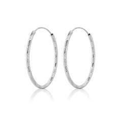 Pozlátené strieborné náušnice kruhy 16 mm