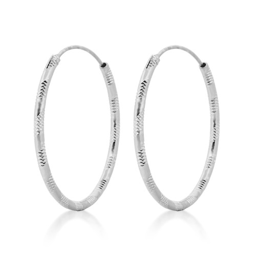 Pozlátené strieborné náušnice kruhy 20 mm