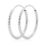 Pozlátené strieborné náušnice kruhy 18 mm