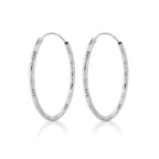 Pozlátené strieborné náušnice kruhy 18 mm