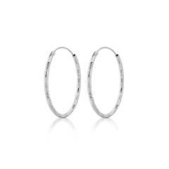 Pozlátené strieborné náušnice kruhy 12 mm