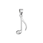 Strieborný prívesok nota