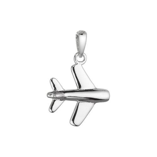 Strieborný prívesok lietadlo