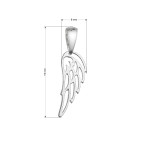 Strieborný prívesok anjelské krídlo