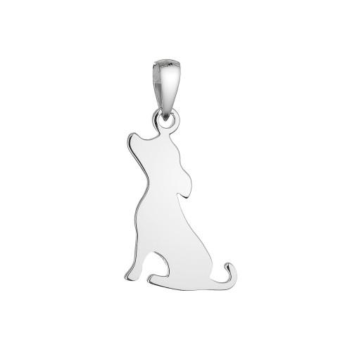 Strieborný prívesok pes