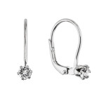 Pozlátené náušnice so Swarovski kryštálom