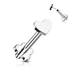 PUSH IN piercing do brady / ucha TITAN 1,2 x 8 mm