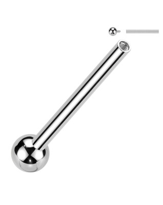 Náhradná tyčka k piercingu do jazyka TITAN, 1,6 x 16 mm