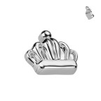 Náhradná ozdoba korunka k dermálu / labrete TITAN, 1,2 mm