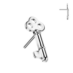 Ozdobná časť kľúčik k PUSH IN piercingu TITAN
