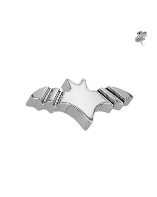 Náhradná ozdoba netopier k dermálu / labrete TITAN, 1,2 mm