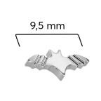 Náhradná ozdoba netopier k dermálu / labrete TITAN, 1,2 mm