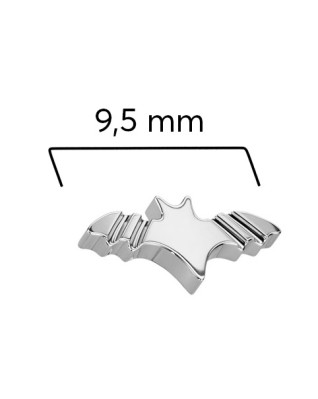 Náhradná ozdoba netopier k dermálu / labrete TITAN, 1,2 mm