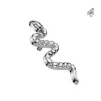 Náhradná ozdoba had k dermálu / labrete TITAN, 1,2 mm