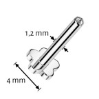 PUSH IN tyčka k labrete TITAN