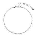 Náramok z pravých šedých kremeňov