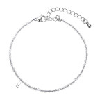 Náramok z pravých šedých kremeňov