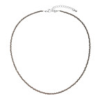 Náhrdelník s grey spinel kameňmi