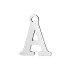 Oceľový prívesok - iniciála - písmeno