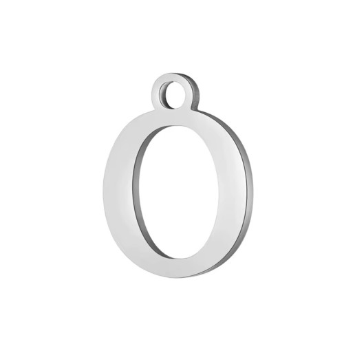 Oceľový prívesok - iniciála - písmeno