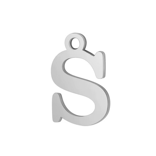 Oceľový prívesok - iniciála - písmeno